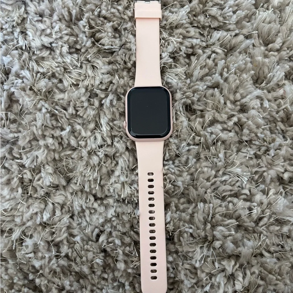 New Smartwatch with Pink band and extra rose gold band